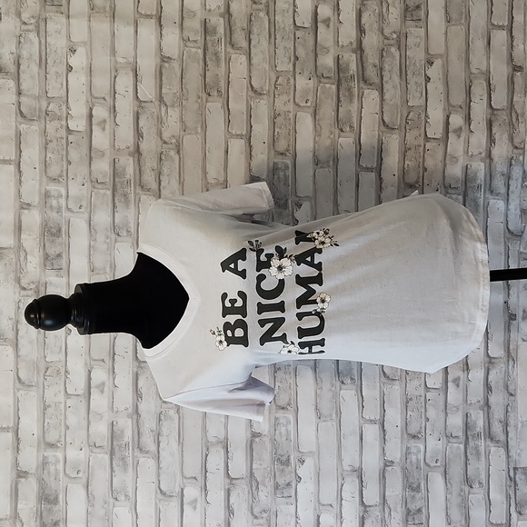Be A Nice Human T-shirt - Picture 1 of 5